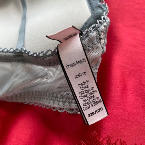 Dream Angels Push Up Bra 32B Crochet Lace - Picture 7 of 7